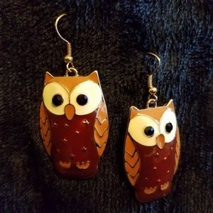 Bijoux Stella Owl Earrings